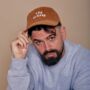 Tea Please Slogan Cord Cap, thumbnail 2 of 5