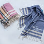 Personalised Cotton Towel Set, Anniversary Gift, thumbnail 10 of 12