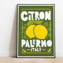 Citron Palermo Italian Lemons Print, thumbnail 1 of 9