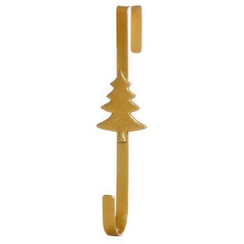 Christmas Tree Over Door Wreath Hanger, 2 of 5