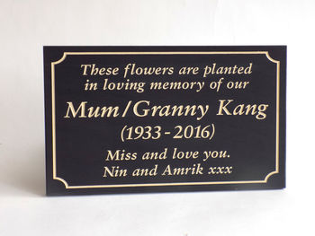 Personalised Tree Planting Plaque, 6 of 10