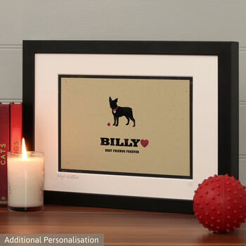 Personalised Boston Terrier Print For One Or Two Dogs, 10 of 10
