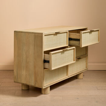 Flores Wide Chest Of Drawers, 2 of 5