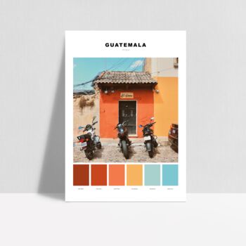 Antigua El Paso, Guatemala, Colour Palette Print, 2 of 3