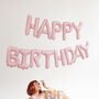 Pastel Pink Happy Birthday Balloon Kit, thumbnail 1 of 3