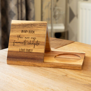 Personalised Book Stand And Coaster In My Book Gift, 2 of 6