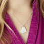 Personalised Special Date Silver Plated Heart Necklace, thumbnail 1 of 12