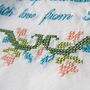Personalised Message Embroidered Handkerchief Gift For Her, thumbnail 3 of 5