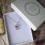 Sapphire Swirl Pendant, thumbnail 2 of 5