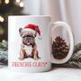French Bulldog Christmas Mug, thumbnail 1 of 2