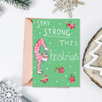 'Stay Strong This Christmas' Christmas Card, 3 of 4