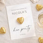 Hen Party Bag Personalised Chocolate Hen Do Favours, thumbnail 5 of 9