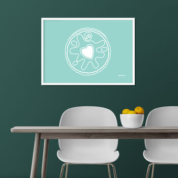 Jammie Dodger Biscuit Print Four Colour Options, 6 of 9