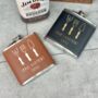 Personalised Allotment Gardening Hip Flask, thumbnail 1 of 3