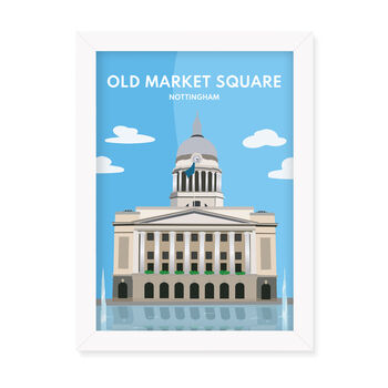 Old Market Square Nottingham Framed Print, 5 of 5