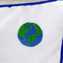 Children's Space Embroidered Nursery Cushion, thumbnail 4 of 8