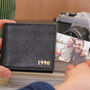 Personalised Birth Year Leather Wallet, thumbnail 4 of 5