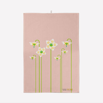 Modern Floral Small Tray + Tea Towel Gift Set, 4 of 9