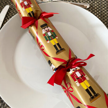 Vintage Nutcracker Classic 12 Inch Christmas Crackers Set Of Six, 2 of 2