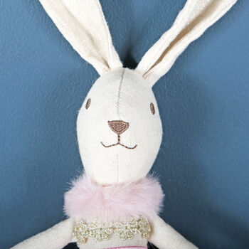 Personalised Rabbit Dancer Soft Toy, 3 of 4