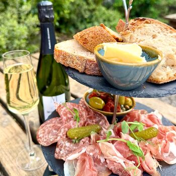 Cheese Afternoon Tea For Two With A Bottle Of Fizz In York, 2 of 6