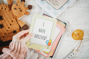 Baby Adoption Book And Milestone Cards Gift Set, 6 of 12