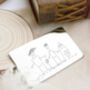 Stainless Steel Engraved 'Doodle Artwork' Wallet Card, thumbnail 1 of 3