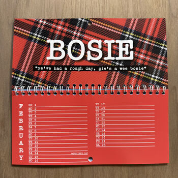 Scottish Banter Calendar 2026 By Hiya Pal, 2 of 7
