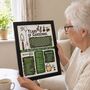 90th Birthday Gift For Gardeners Personalised Print, thumbnail 2 of 10