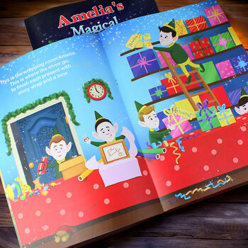 Personalised Magical Christmas Adventure Story Book And, 9 of 12