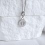 925 Sterling Silver Baby Footprint Charm Necklace Meaningful New Mum Gift, thumbnail 2 of 6