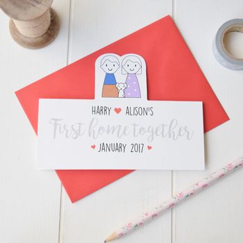 Personalised First Home Together Card, 3 of 4