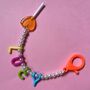 Personalised Name Bag Charm Kidult, thumbnail 7 of 9