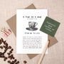 From Me To You Hug In A Mug Card With Coffee Bag, thumbnail 1 of 5