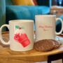 Christmas Pudding Boxing Glove Christmas Mug, thumbnail 1 of 2