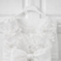 Fern In Ivory White ~ Flower Girl Dress, thumbnail 6 of 9
