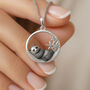 Personalised Sterling Silver Panda Necklace, thumbnail 1 of 9