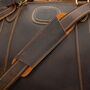 Classic Traveller Genuine Leather Holdall, thumbnail 6 of 12