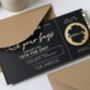 Holiday Reveal Boarding Pass Travel Ticket Gift, thumbnail 4 of 9