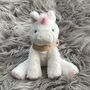 Personalised Huggy Unicorn Soft Newborn Toy, thumbnail 2 of 4