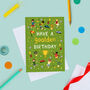 Any Age Football Birthday Card, Boys Birthday Card, thumbnail 1 of 9