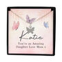 Personalised Sentiment Card And Butterfly Necklace, thumbnail 5 of 5