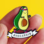 'Avocardio' Enamel Pin Badge, thumbnail 1 of 4