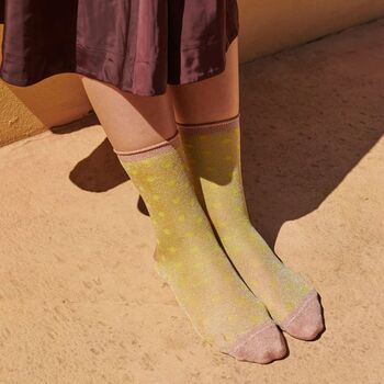 Donna Glitter Socks, 8 of 12