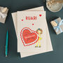 Personalised You Are The Valentine For Me Card, thumbnail 2 of 3