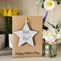 Personalised Pops Father's Day Card Star Keepsake, thumbnail 2 of 3