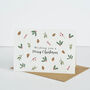 Merry Christmas Greenery Card Pack, thumbnail 1 of 3