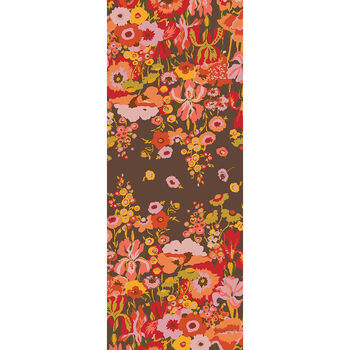 Secret Garden Mocha Wool Scarf, 7 of 8