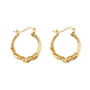 Chunky 14 K Gold Or Silver Twisted Hoop Earrings, thumbnail 3 of 8