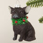 G Decor Cheerful Canine Festive Christmas Tree Ornament, thumbnail 2 of 3